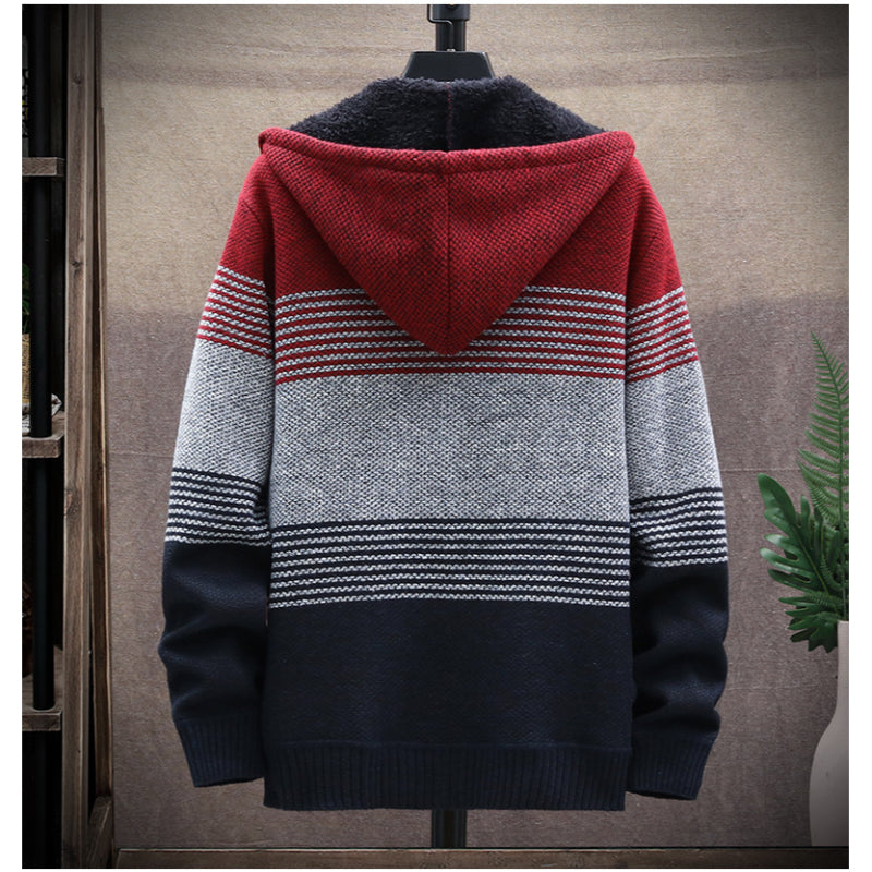 Men's Casual Knitted Cardigan Sweater