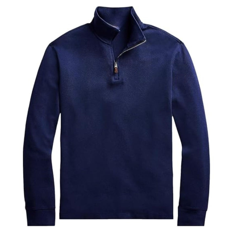 Classic Estate Rib Quarter Zip Pullover Sweater
