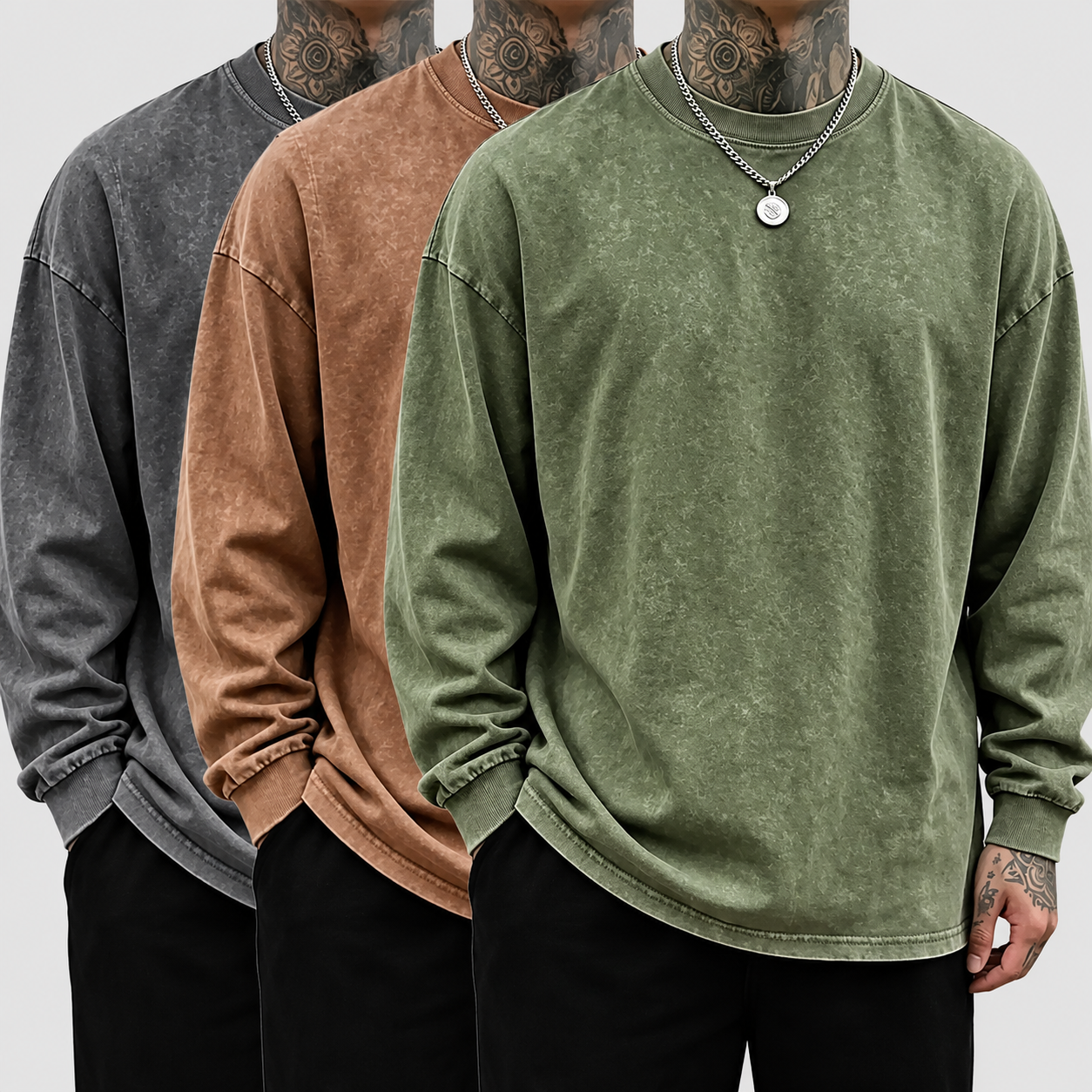 Gray/Brown/Green · 3XL