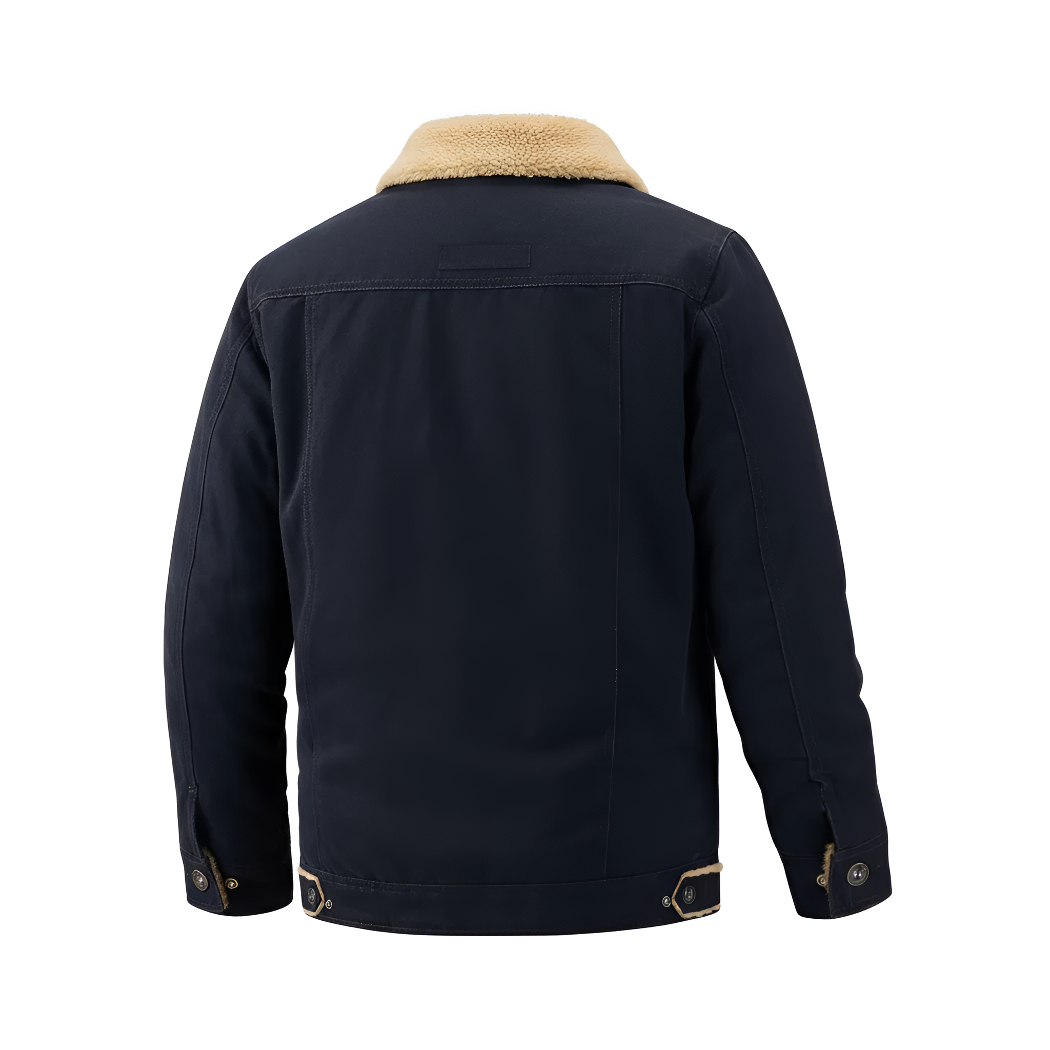 Thick Fleece Lined Utility Jacket For Men