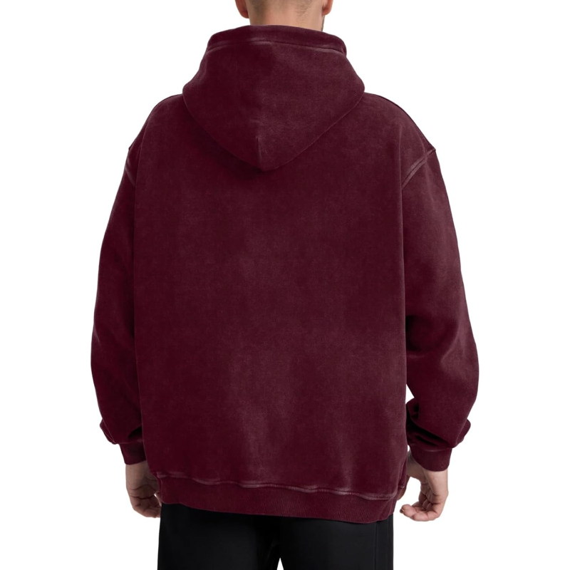 Acid Wash Hoodie Super Soft Sweatshirt for Mens Pullover Oversized Men's Fashion Hoodies & Sweatshirts Vintage Tops