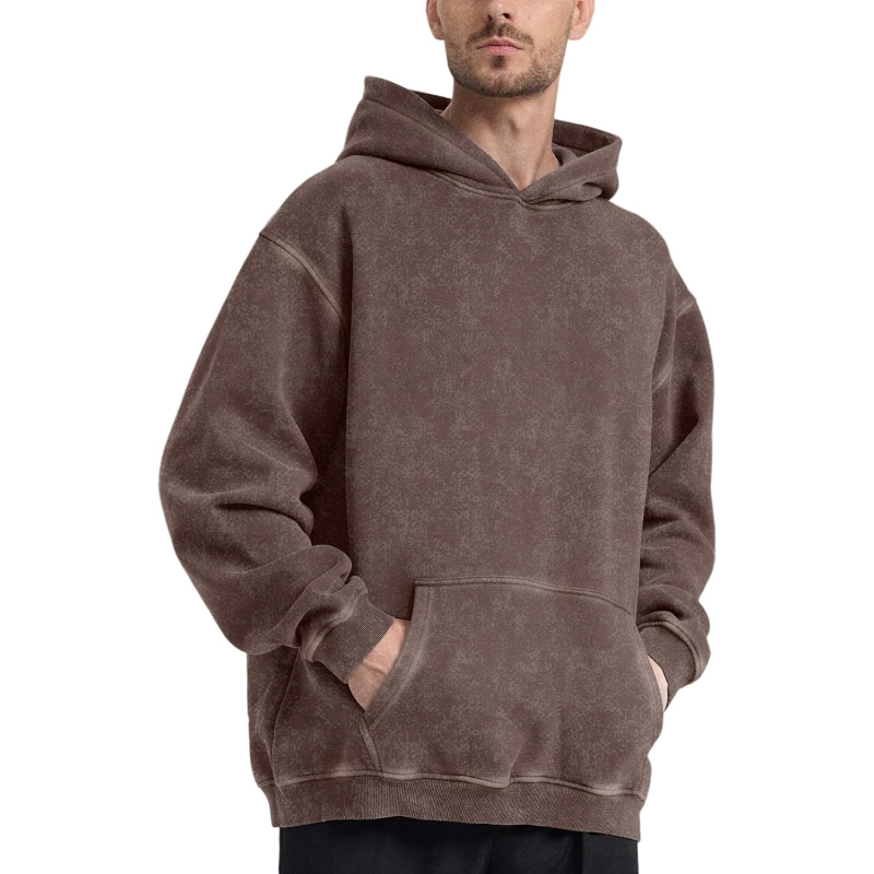Acid Wash Hoodie Super Soft Sweatshirt for Mens Pullover Oversized Men's Fashion Hoodies & Sweatshirts Vintage Tops