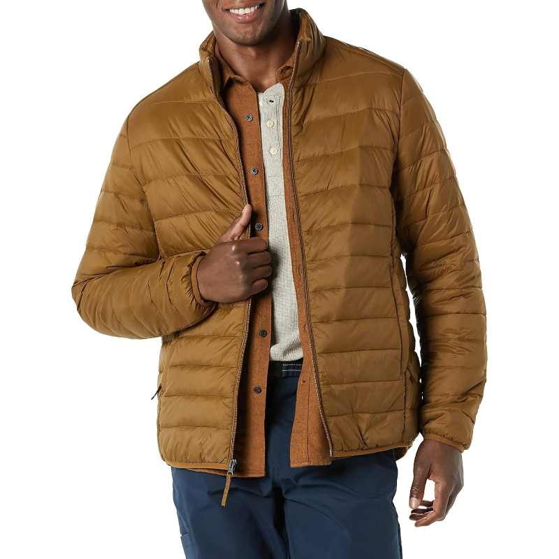 Packable Lightweight Water-Resistant Puffer Jacket