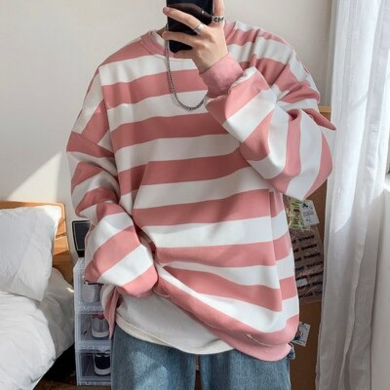 Men's Hoodie Hip Hop Sportswear Classic Stripes Design