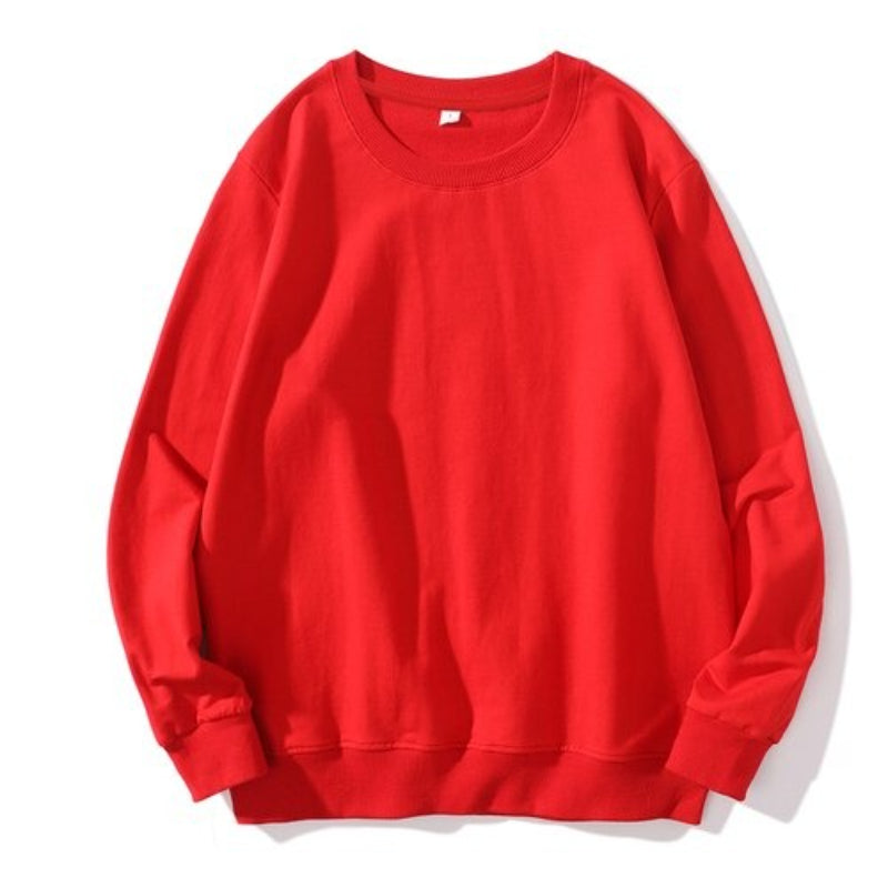 Men Solid O Neck Casual Comfortable Sweatshirts