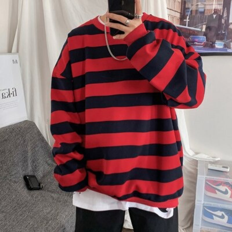 Men's Hoodie Hip Hop Sportswear Classic Stripes Design