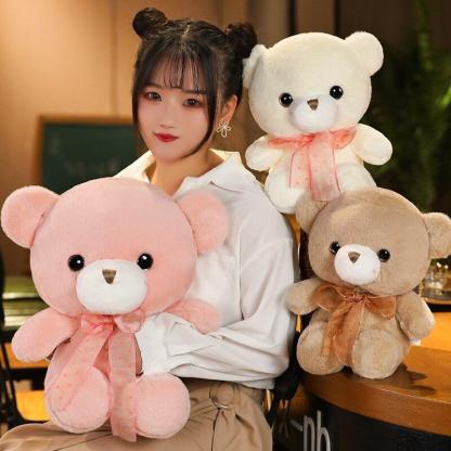 Dapper Bow Tie Bear Plush Teddy Toy For All Ages