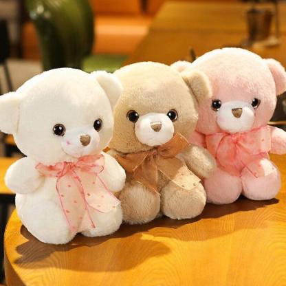 Dapper Bow Tie Bear Plush Teddy Toy For All Ages