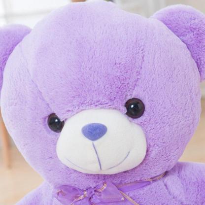 The Purple Teddy Plush Toy Designed In Stylish Multiple Sizes