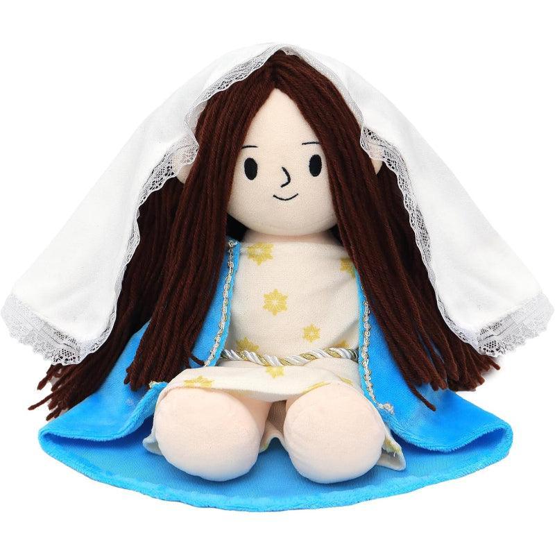 Jesus And Virgin Mary Plush Doll Stuffed Toy For Church