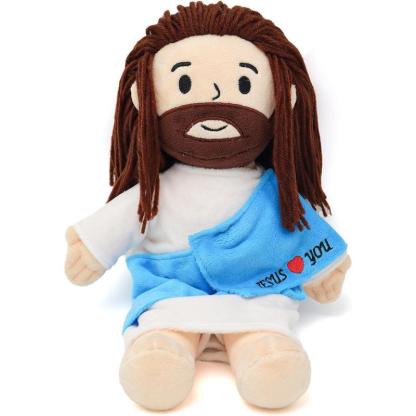 Jesus And Virgin Mary Plush Doll Stuffed Toy For Church