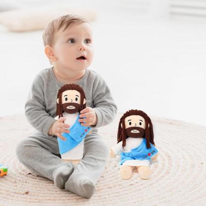 Jesus And Virgin Mary Plush Doll Stuffed Toy For Church