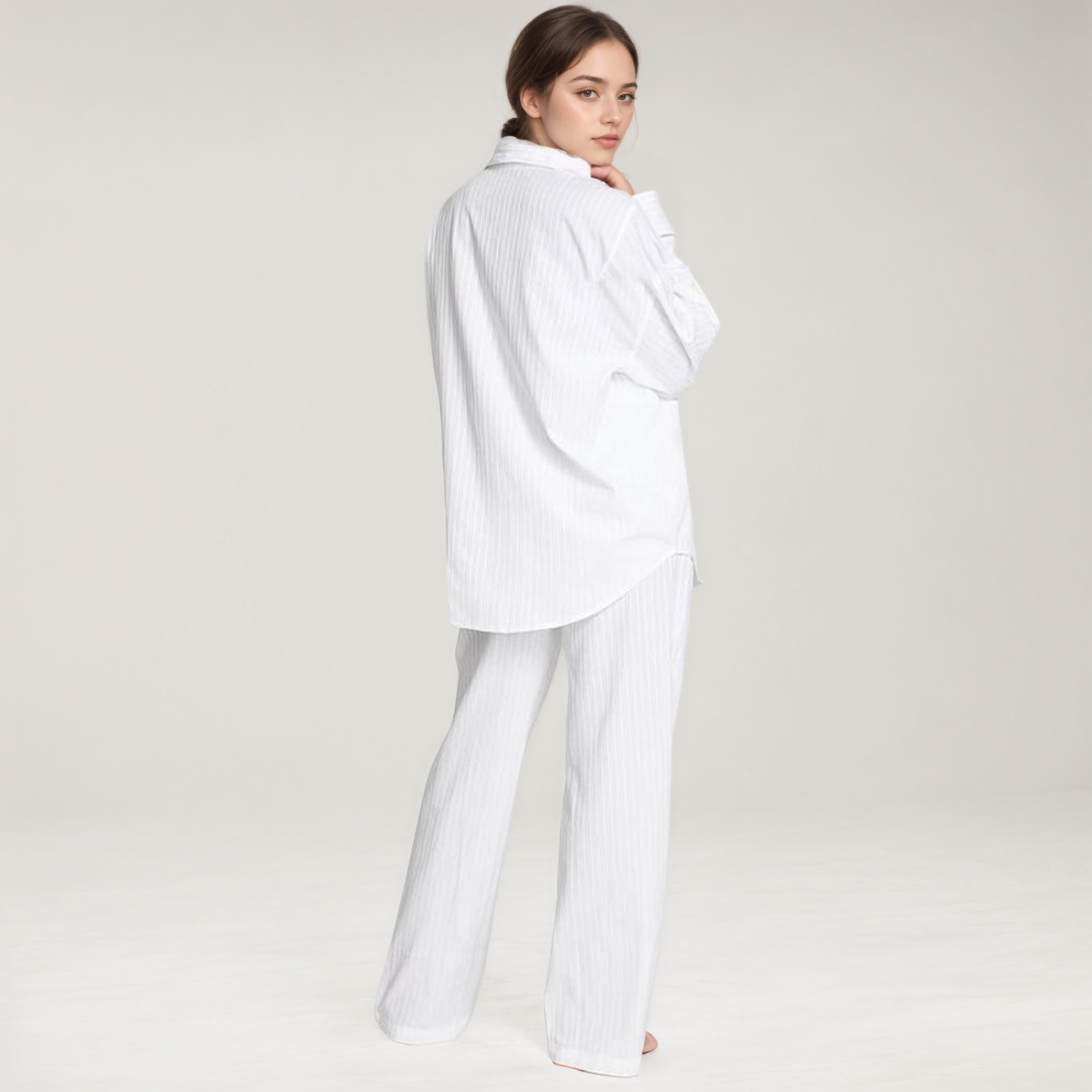 Modal Cotton Long Pajama Set