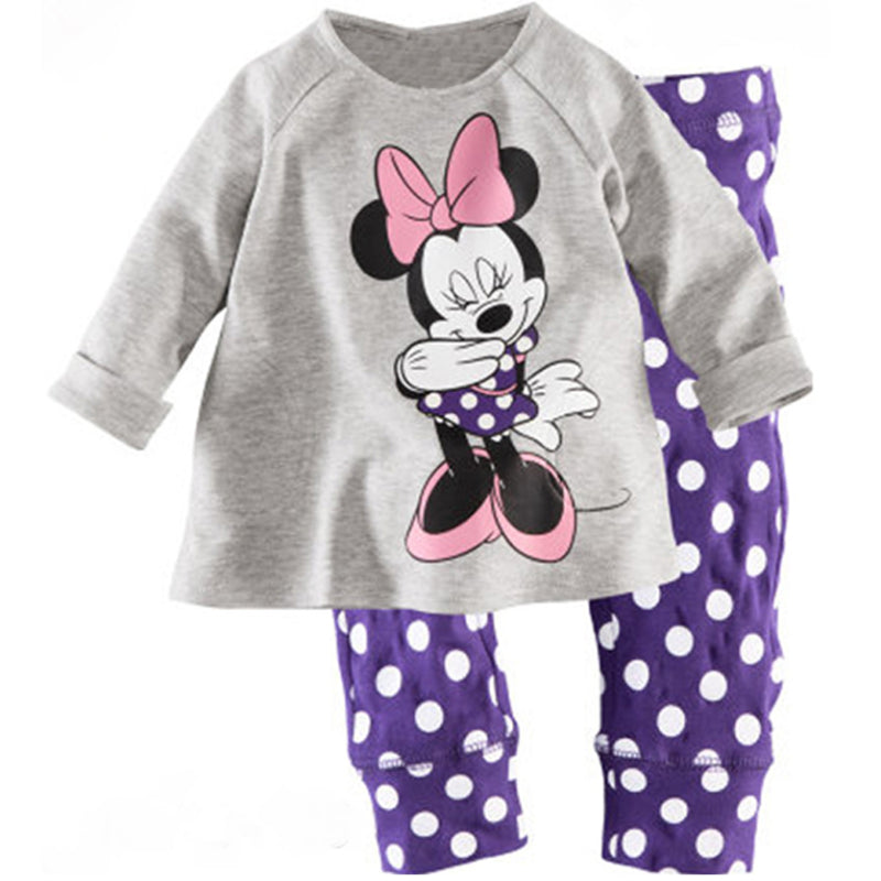 Mickey-Minnie Mouse Cosplay Pajama Set For Kids-Original Pajamas