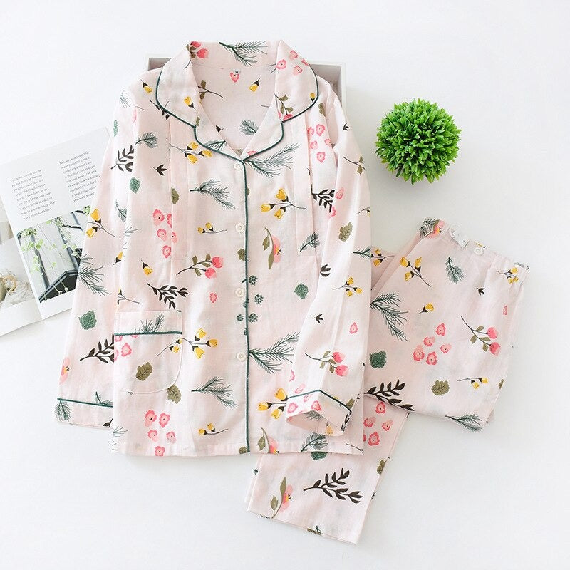 Floral Summer Pajamas-Original Pajamas