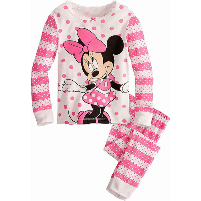 Mickey-Minnie Mouse Cosplay Pajama Set For Kids-Original Pajamas