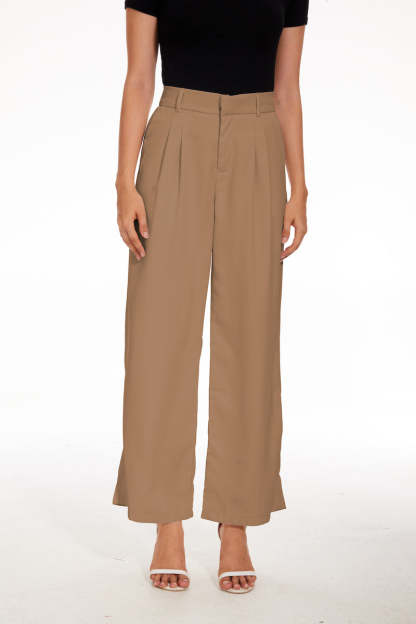 The Effortless Tailored Wide Leg Pants-Original Pajamas