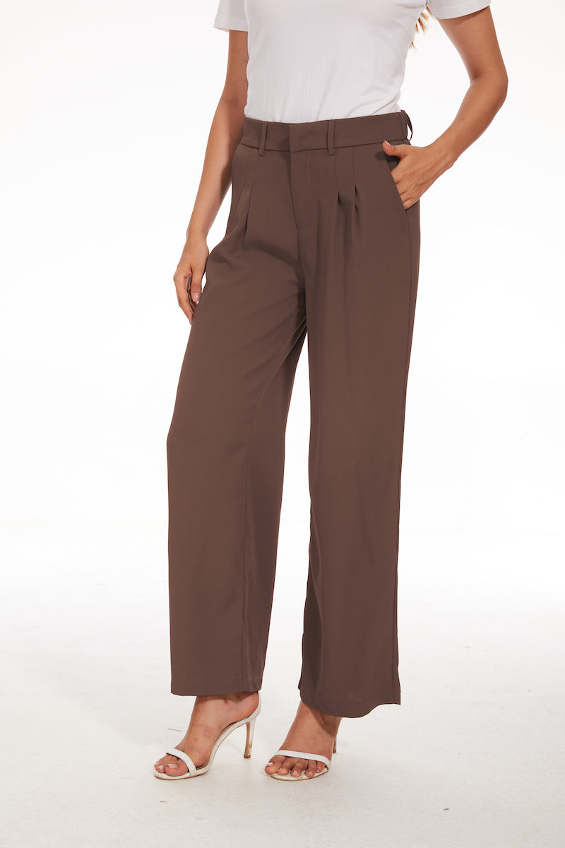 The Effortless Tailored Wide Leg Pants-Original Pajamas