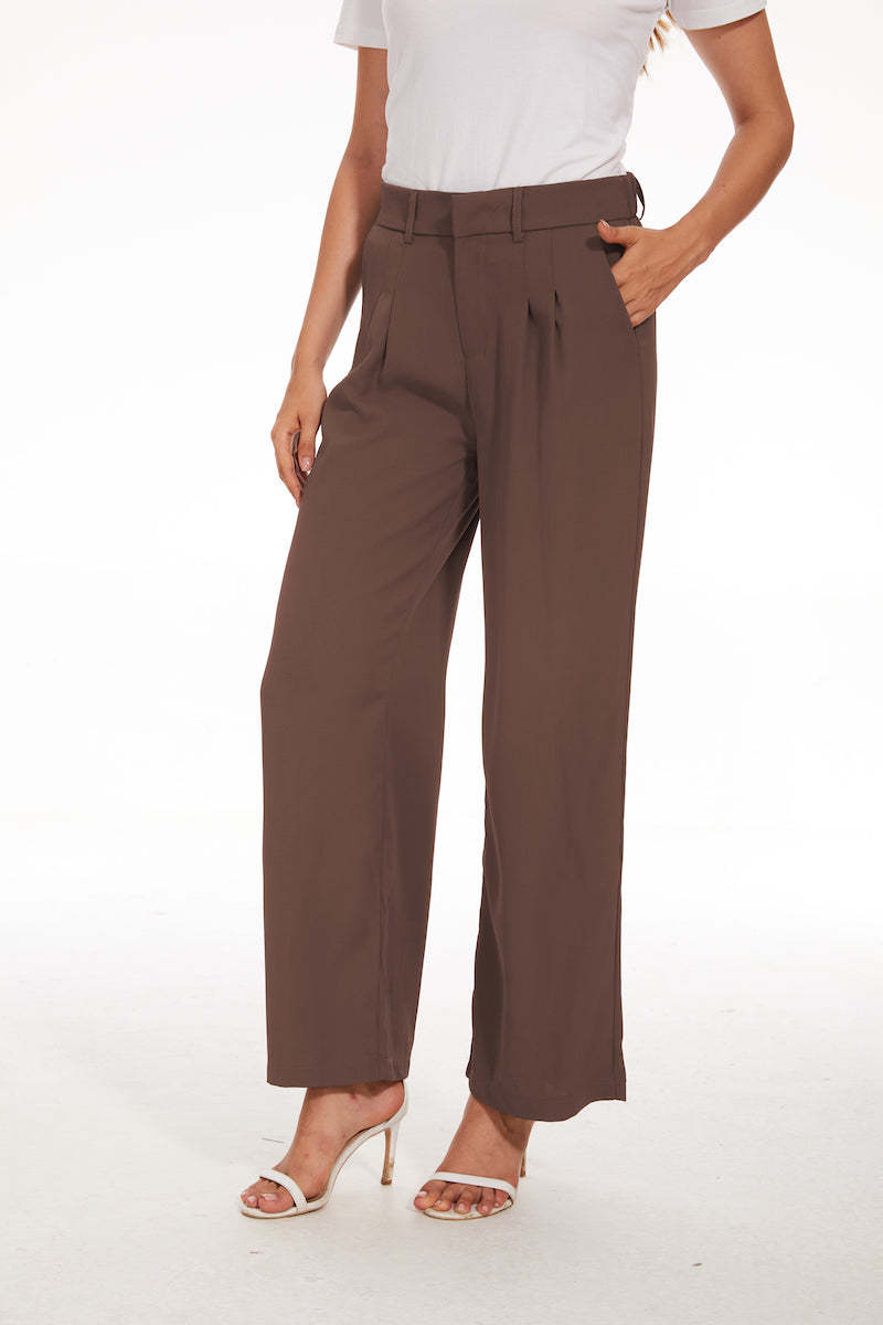 The Effortless Tailored Wide Leg Pants-Original Pajamas