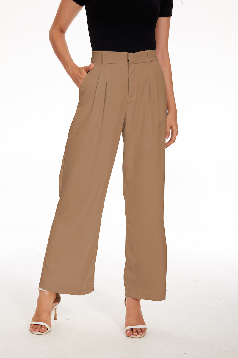 The Effortless Tailored Wide Leg Pants-Original Pajamas