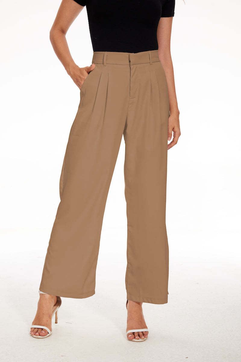 The Effortless Tailored Wide Leg Pants-Original Pajamas
