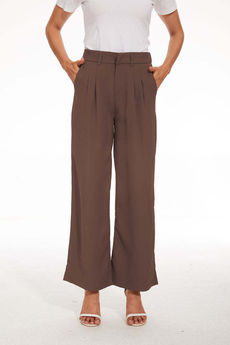 The Effortless Tailored Wide Leg Pants-Original Pajamas