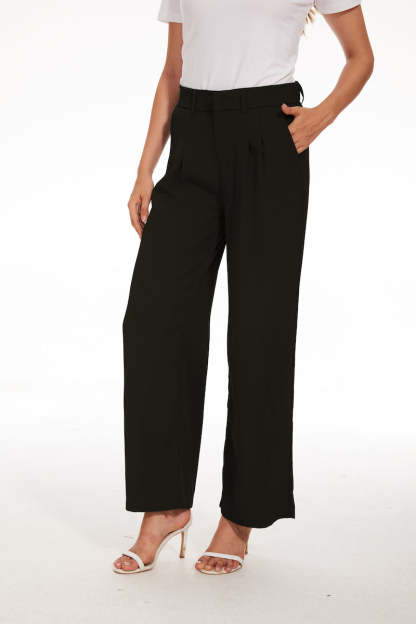The Effortless Tailored Wide Leg Pants-Original Pajamas