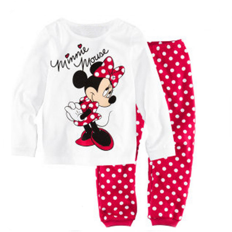 Mickey-Minnie Mouse Cosplay Pajama Set For Kids-Original Pajamas