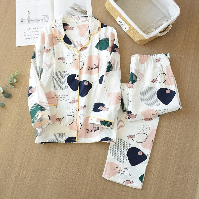 Floral Summer Pajamas-Original Pajamas