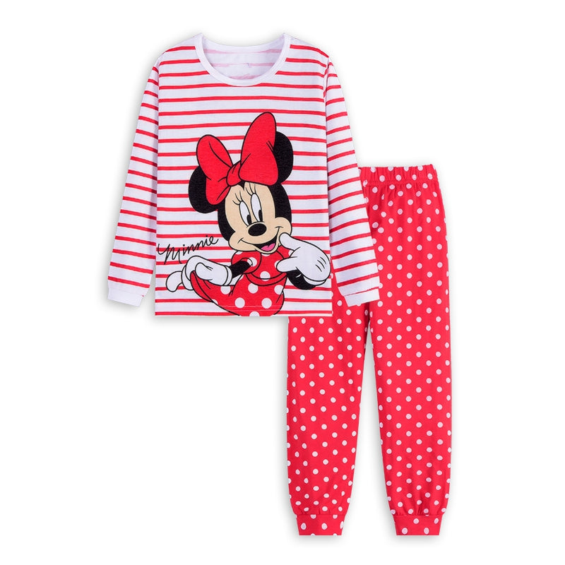 Mickey-Minnie Mouse Cosplay Pajama Set For Kids-Original Pajamas