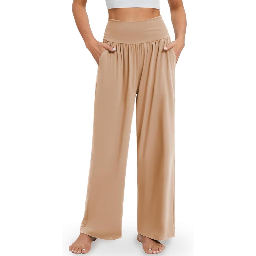 High Rise Lounge Pants With Pockets