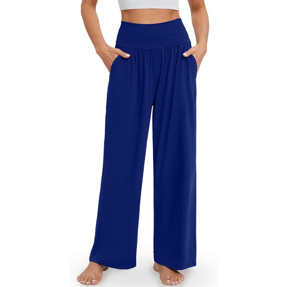 High Rise Lounge Pants With Pockets