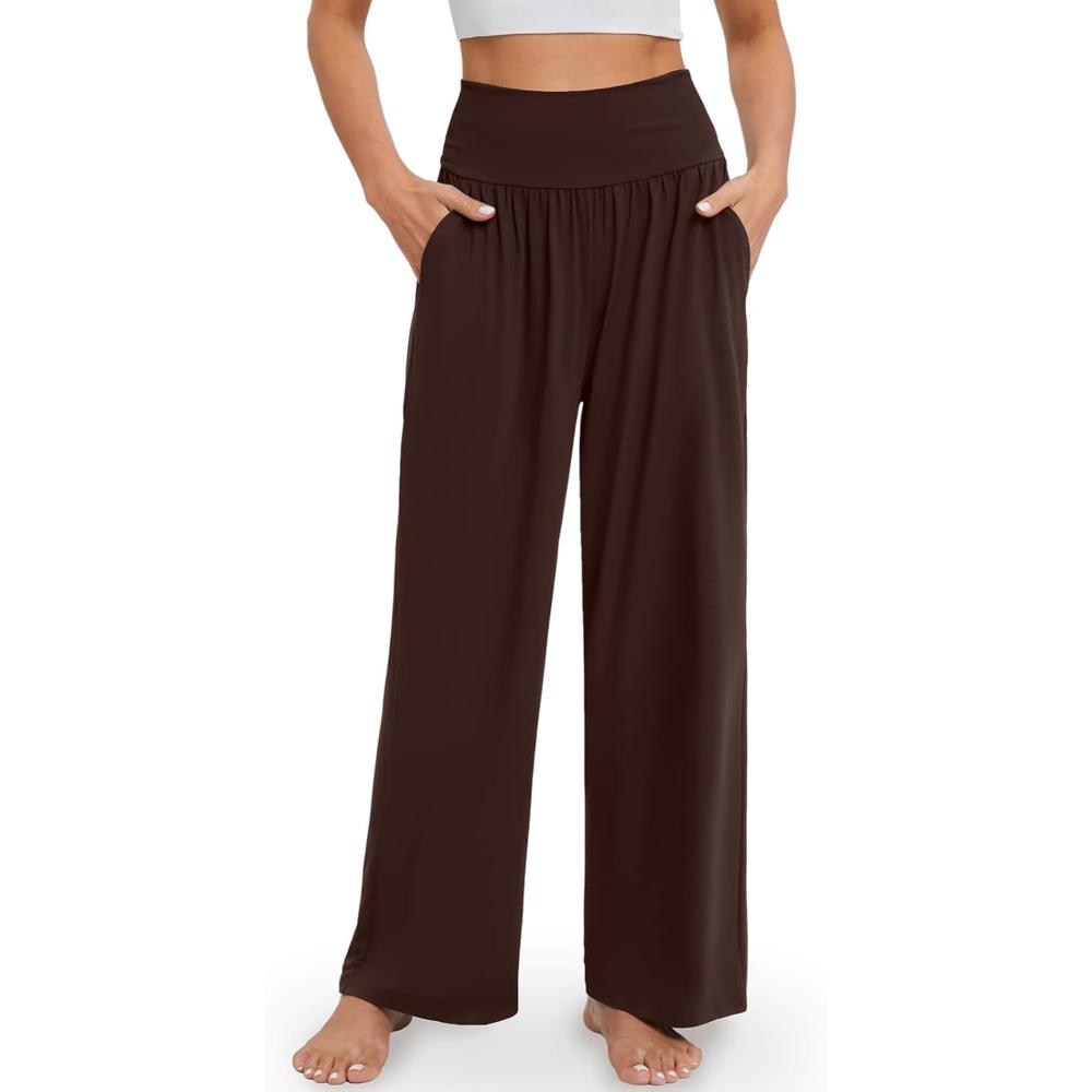 High Rise Lounge Pants With Pockets