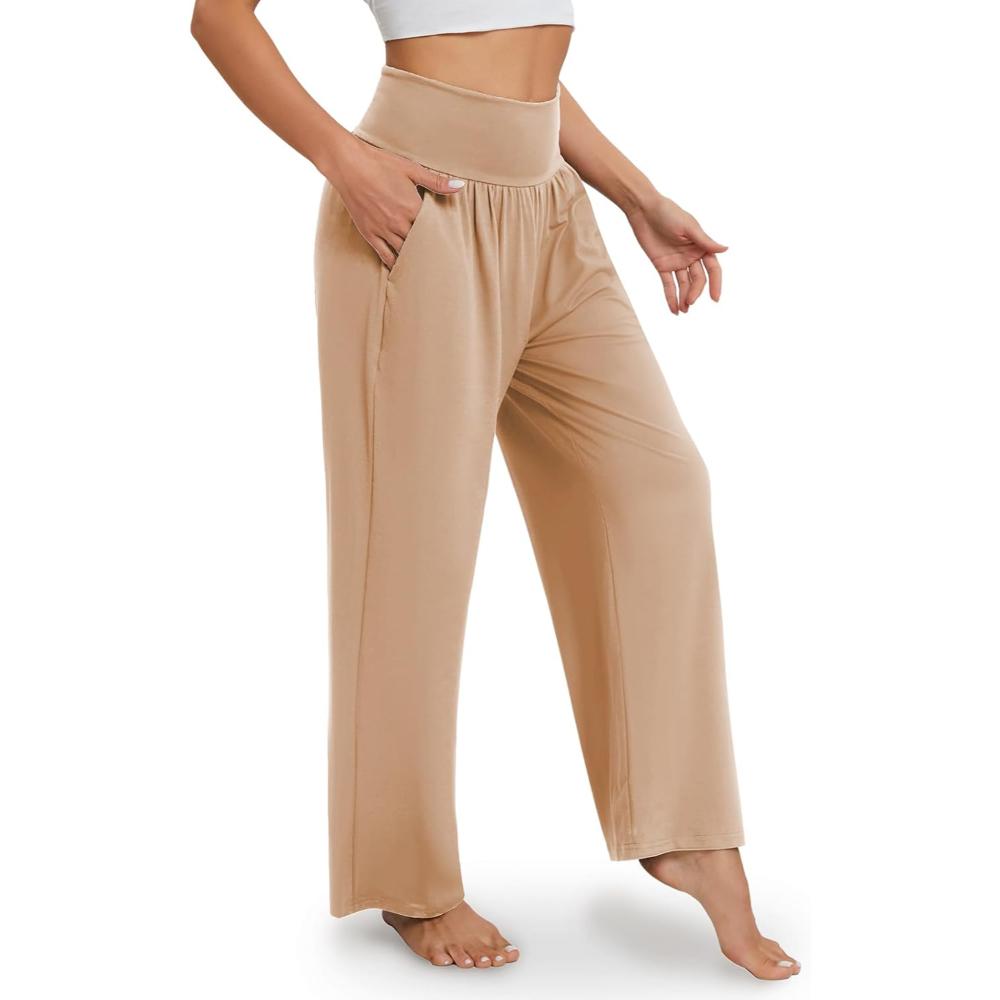 High Rise Lounge Pants With Pockets