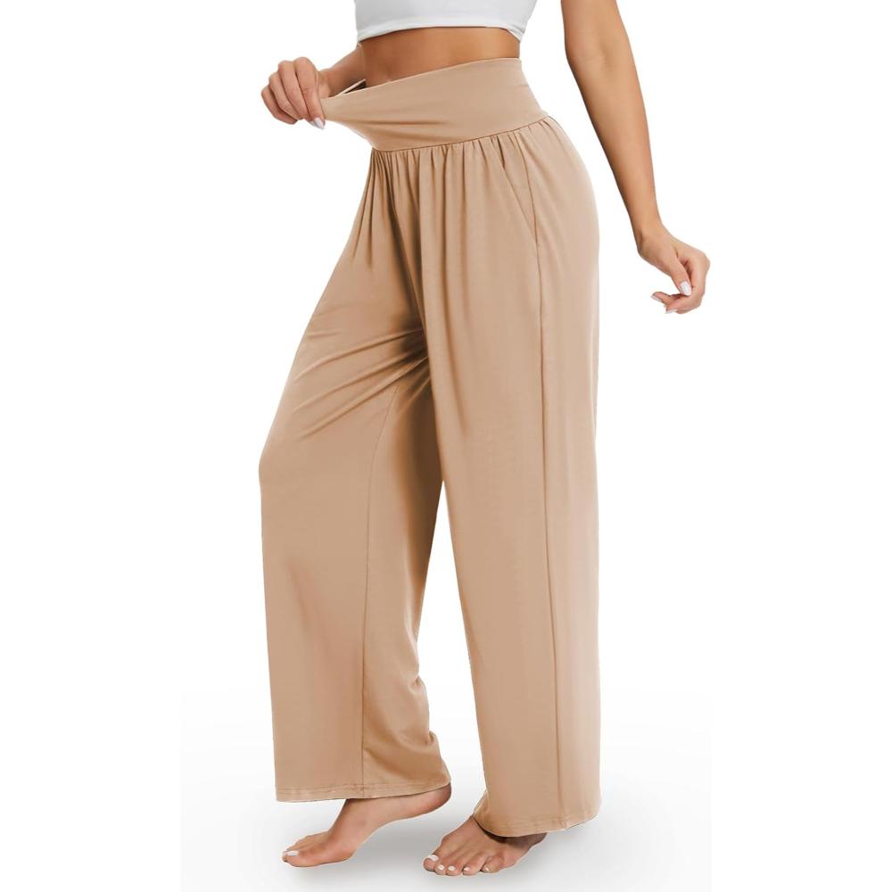 High Rise Lounge Pants With Pockets