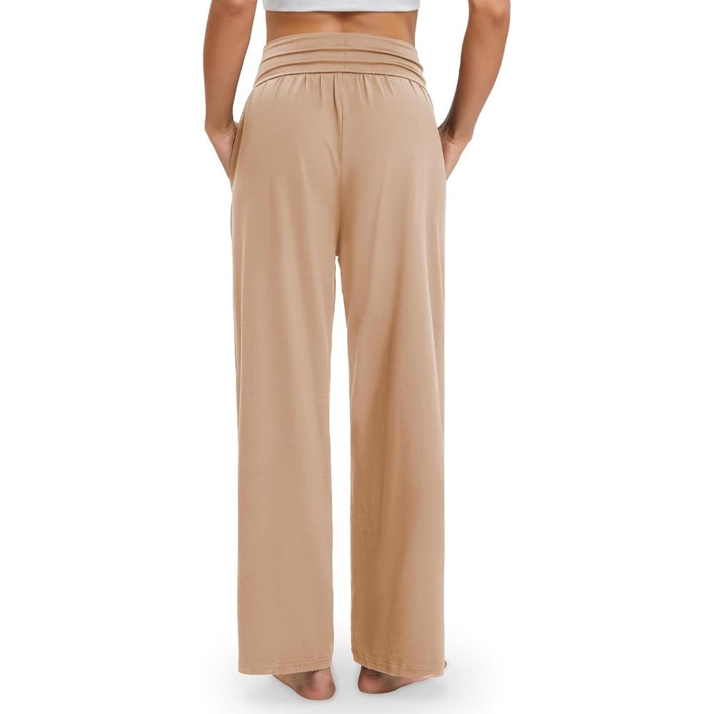 High Rise Lounge Pants With Pockets