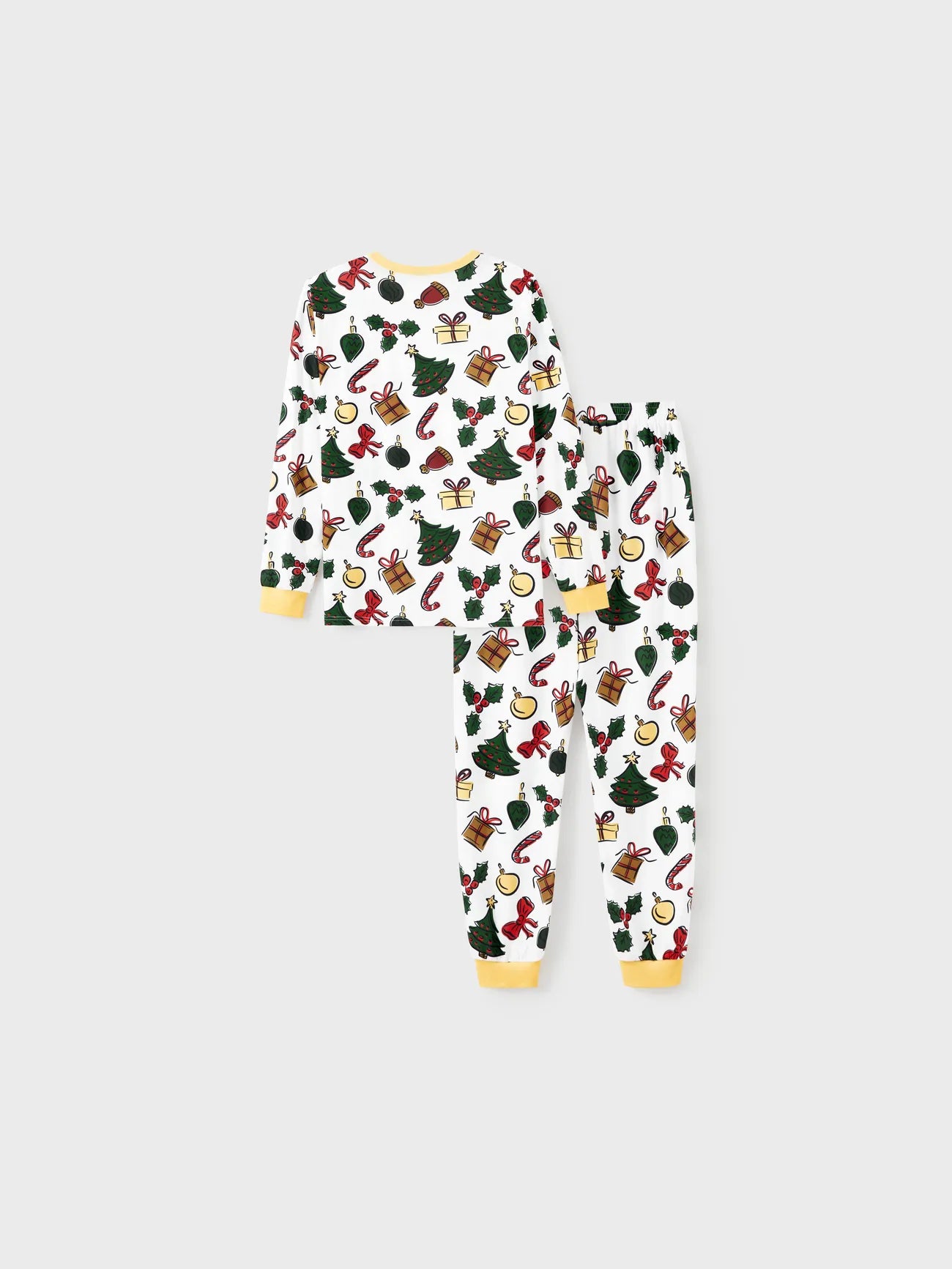 Christmas Tree And Gift Print Family Pajamas Set-Original Pajamas