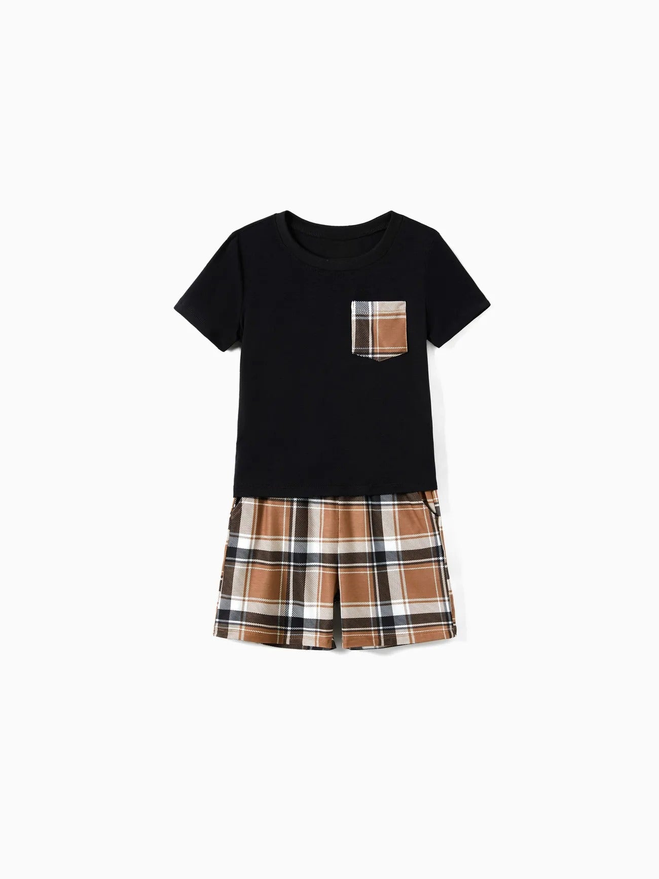 Family Matching Bear And Plaid Pajama Set-Original Pajamas