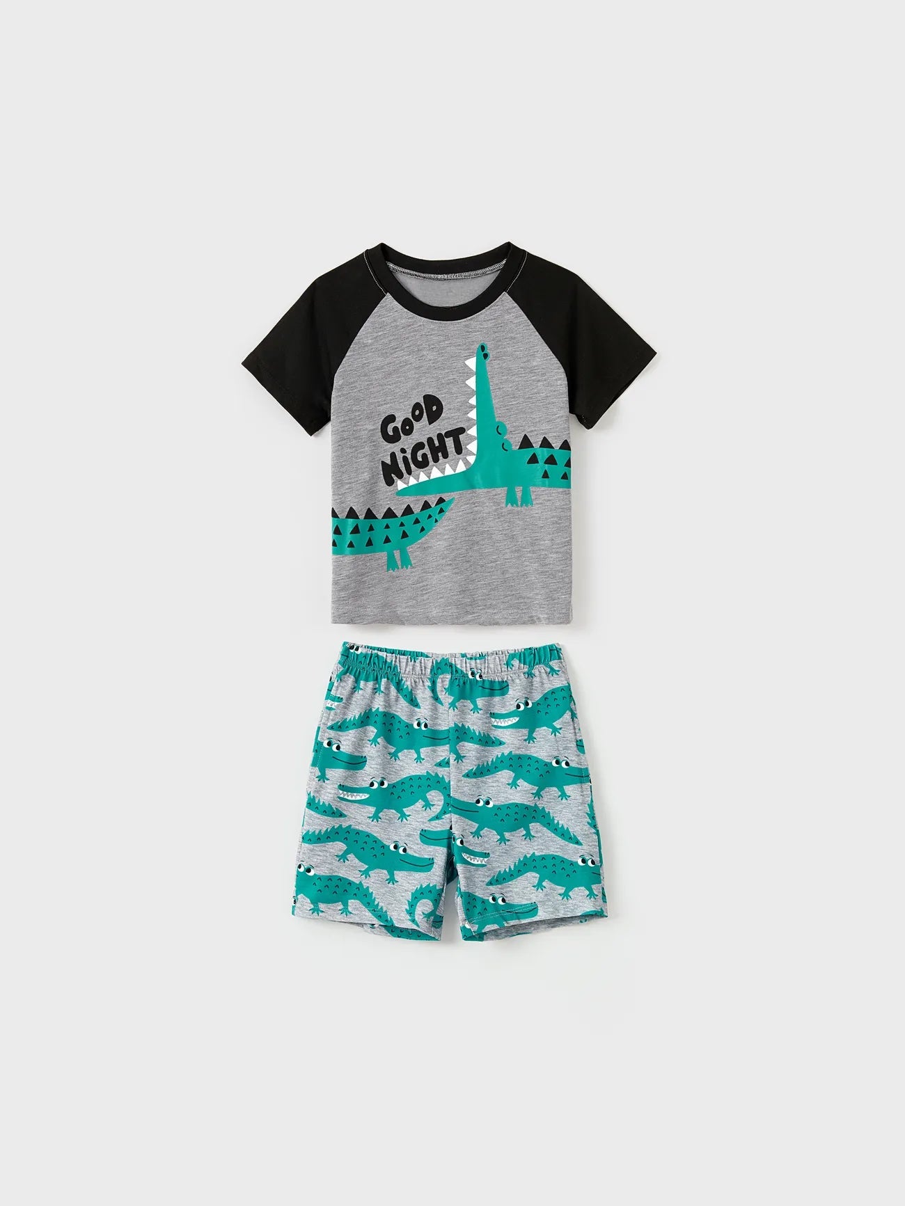 Family Matching Crocodile Print Summer Pajamas-Original Pajamas
