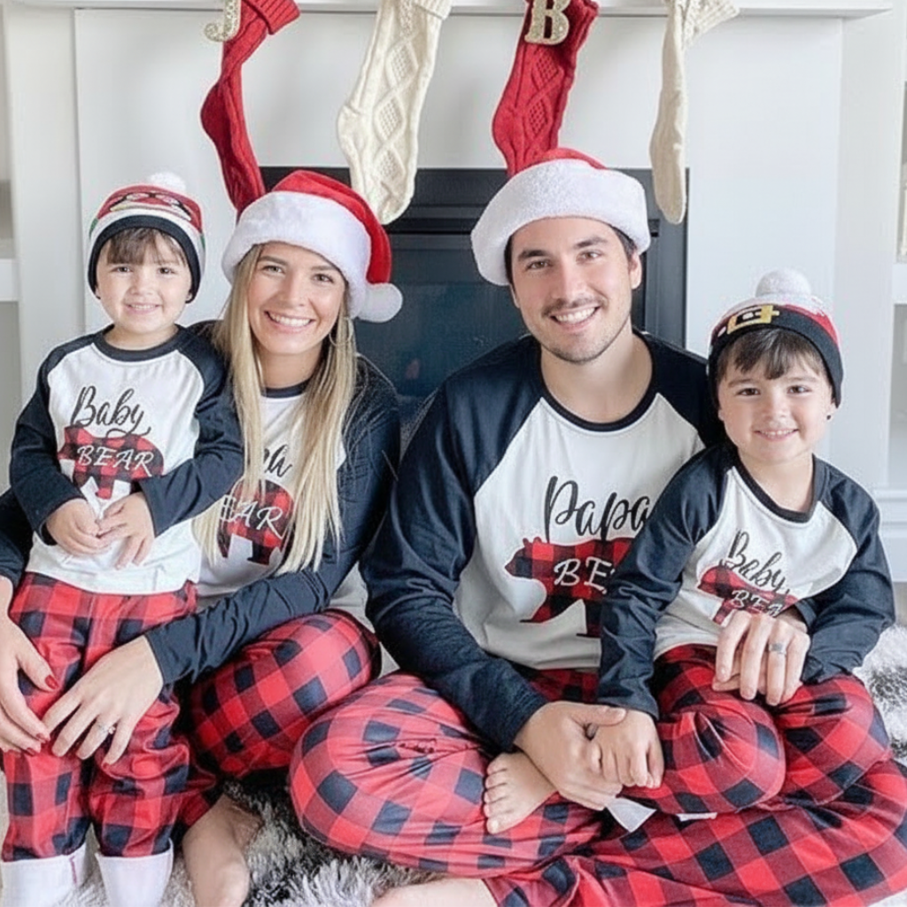 Christmas Matching Family Printed Pajama Set