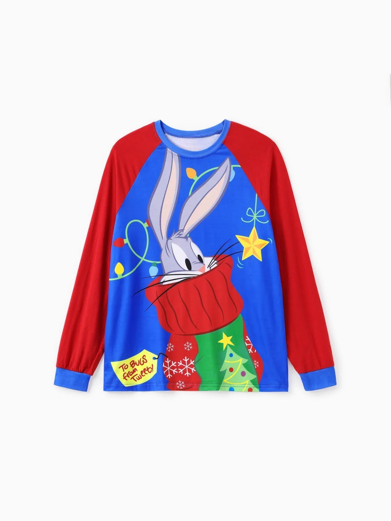 Family Matching Looney Tunes Printed Christmas Pajamas Set-Original Pajamas