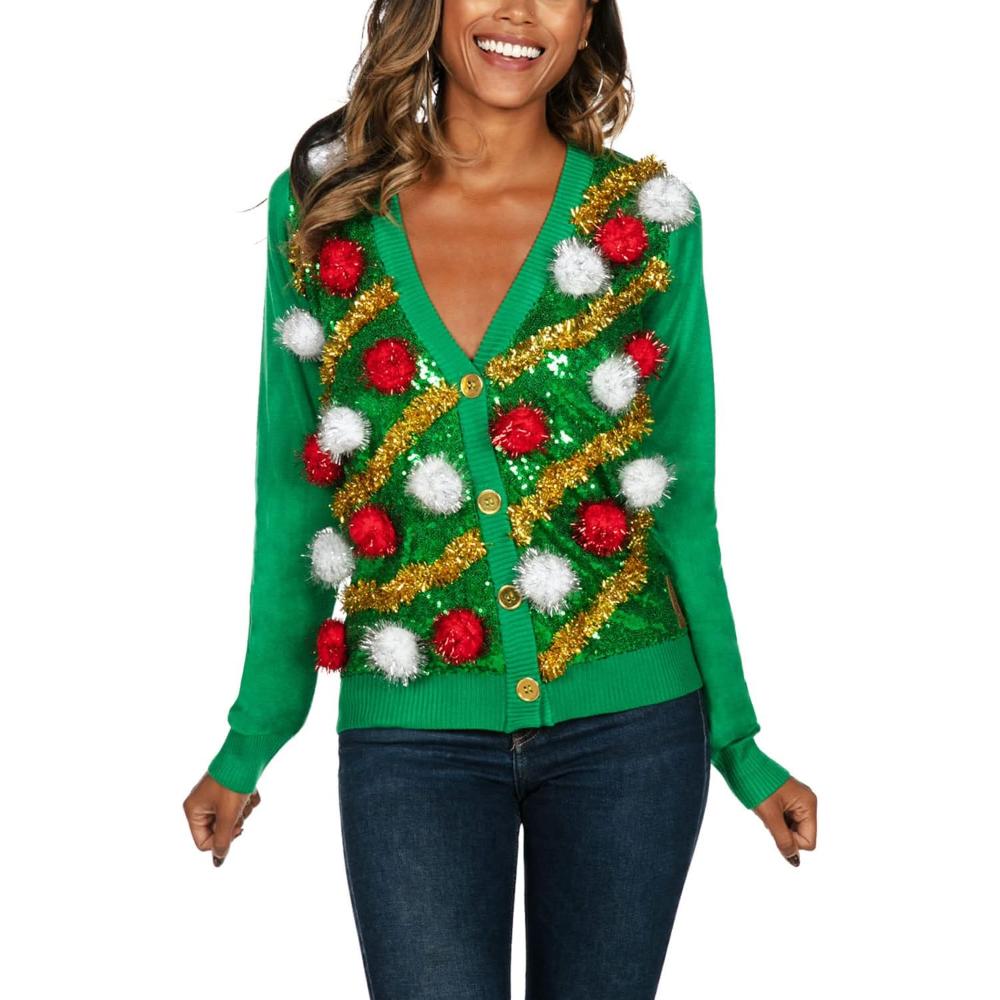 Holiday Sweaters with Festive Animal and Patterned Designs-Original Pajamas