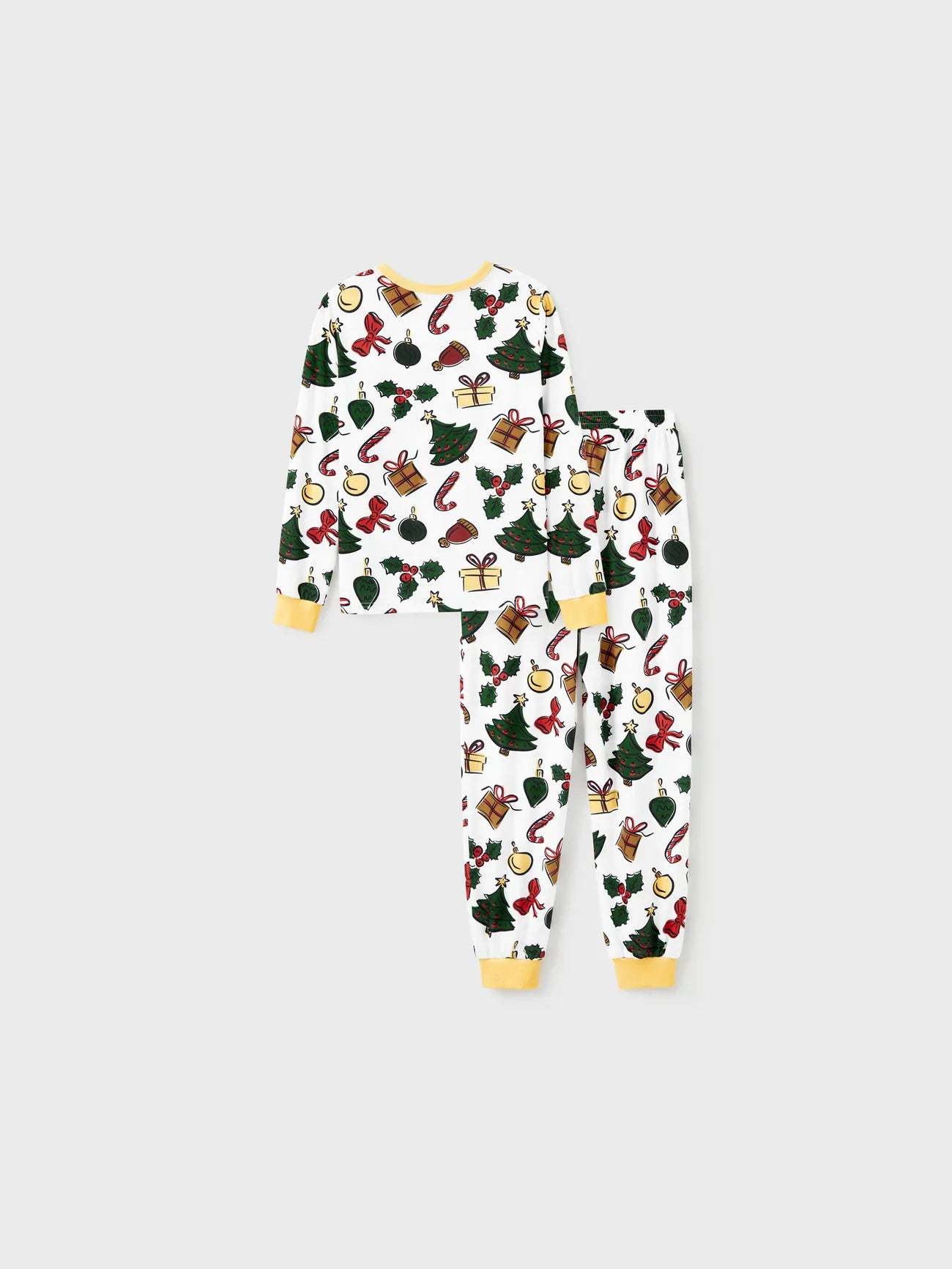 Christmas Tree And Gift Print Family Pajamas Set-Original Pajamas