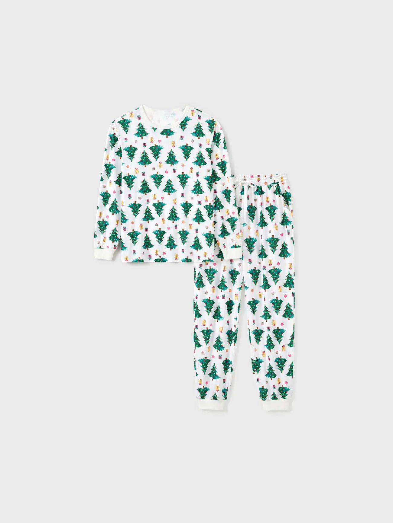 Christmas Tree Print Family Pajamas Set-Original Pajamas