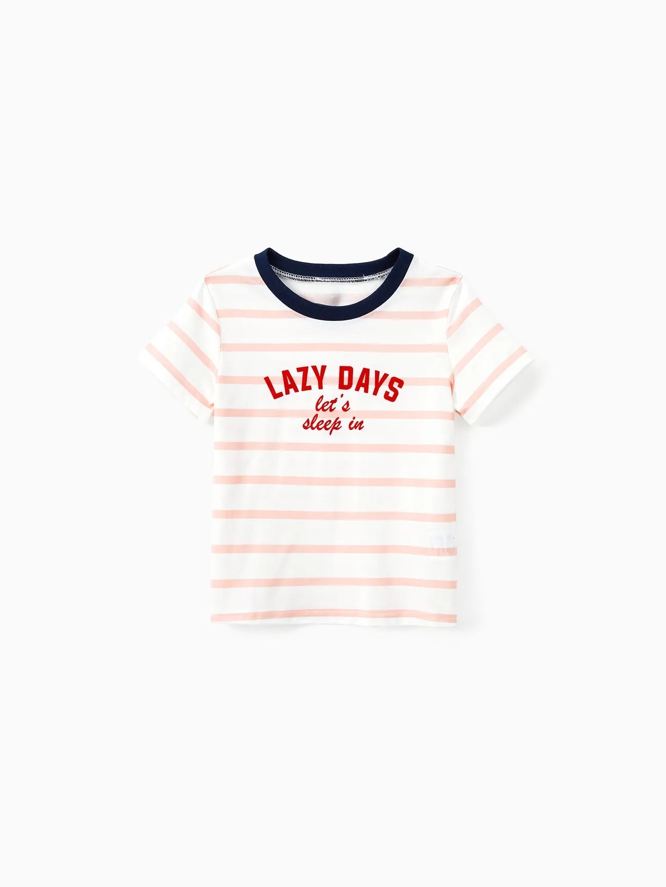 Family Matching Preppy Striped Pajama Set With Shorts-Original Pajamas