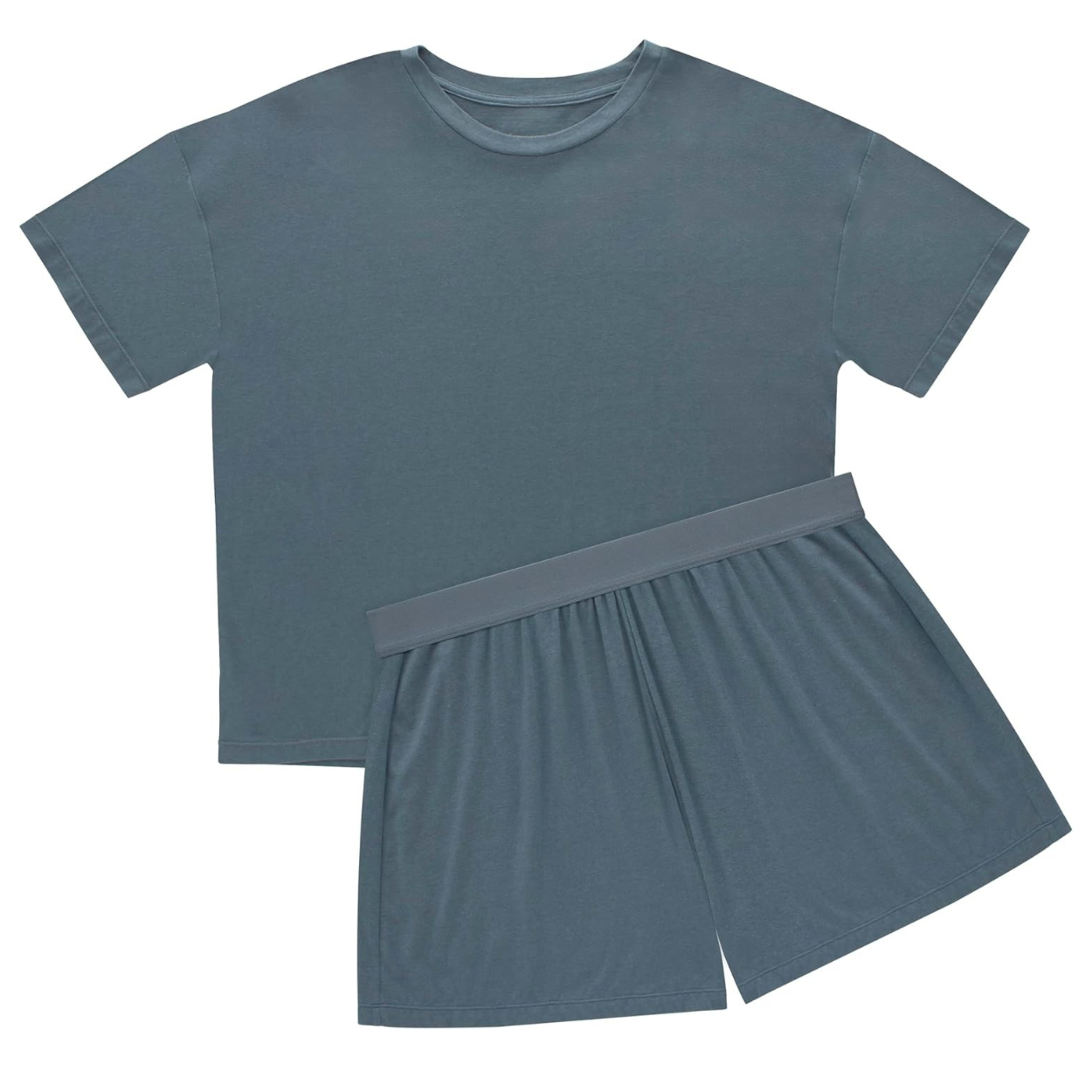 Cozy Sleepwear Set With T Shirt And Shorts For Women