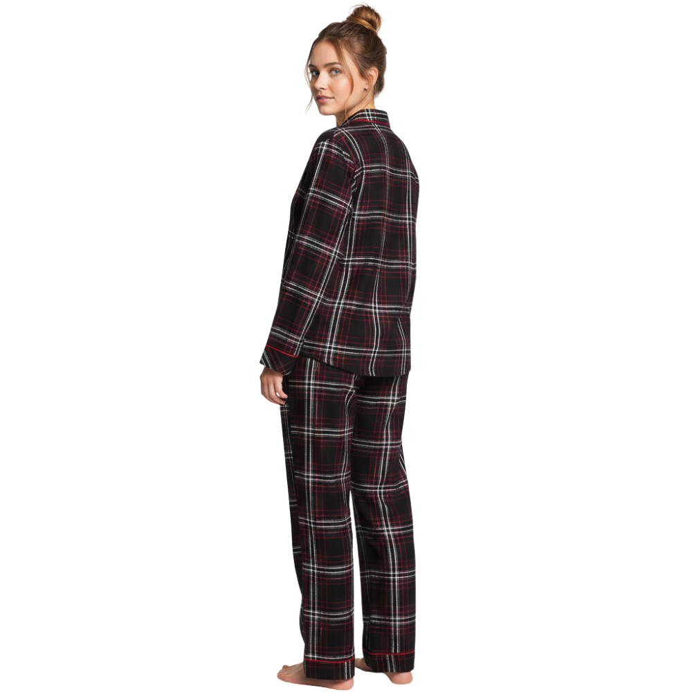 Long Sleeve Button Down Sleepwear Pajama Set