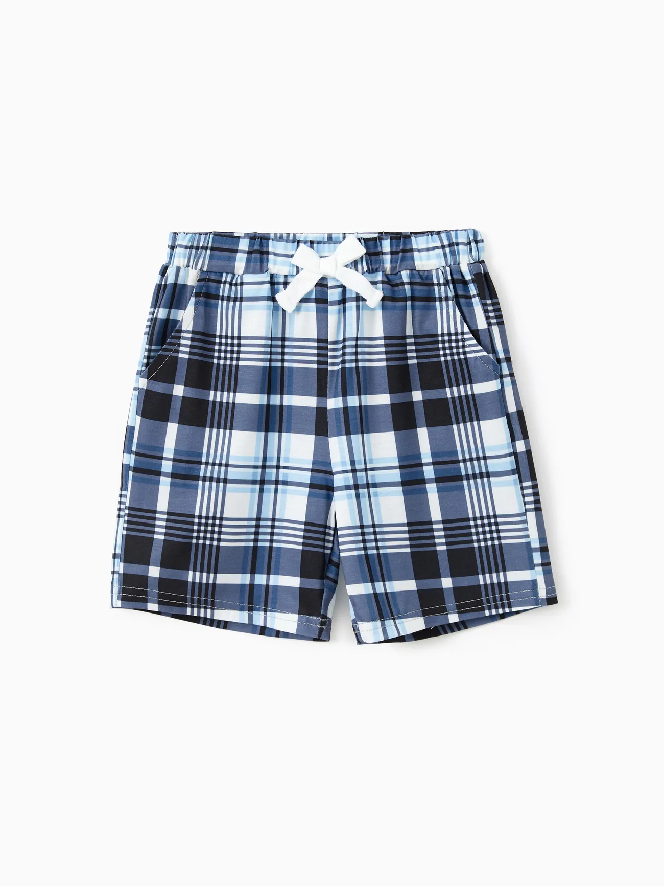 Let Me Sleep Print Family Pajama Set With Plaid Shorts-Original Pajamas