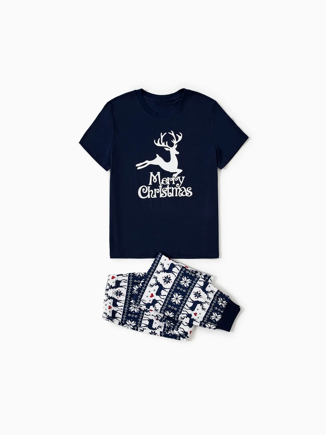 Christmas Glow In The Dark Reindeer Family Pajama Set-Original Pajamas