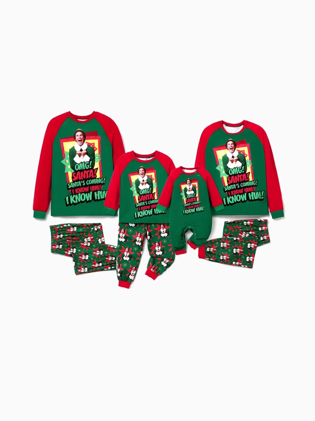 Family Matching Elf Christmas Pajama Set-Original Pajamas